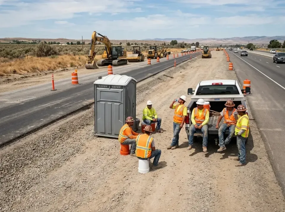 highway-road-construction-crew-007 — frequently asked questions, Porta Potty and Restroom Rentals in Newcastle, WY